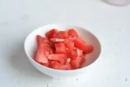Make Watermelon tomato juice step 2