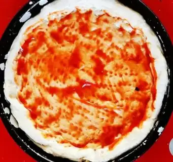 Make Seafood pizza step 1