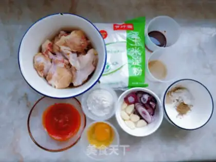 Make Korean garlic sweet fried chicken step 0