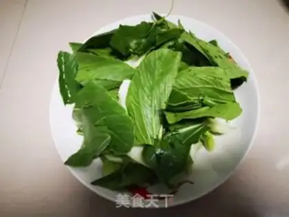 Make ♪ Little green tofu ♪ step 1