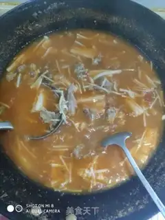 Make The lamb stew, the tomatoes, the mushrooms step 8