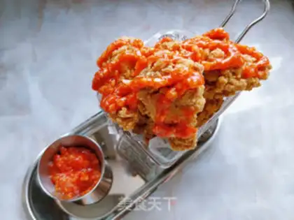 Make Korean garlic sweet fried chicken step 8