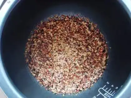 Make Quinoa fried rice step 1