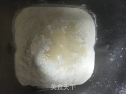 Make Pumpkin braid bread step 1