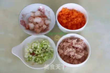 Make Crystal shrimp dumplings step 1