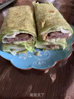 Make Vegetable beef burrito step 2