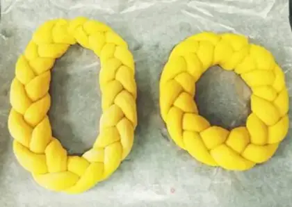 Make Pumpkin braid bread step 10