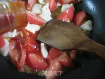 Make Tomato fried chicken chest step 8