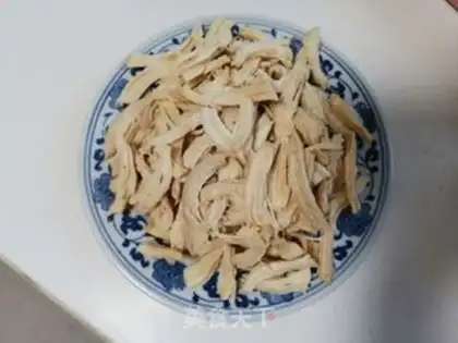 Make Spicy chicken silk step 2