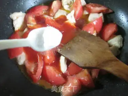 Make Tomato fried chicken chest step 10