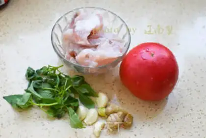 Make Tomato fish step 0