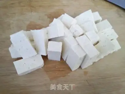 Make Squeeze tofu step 1