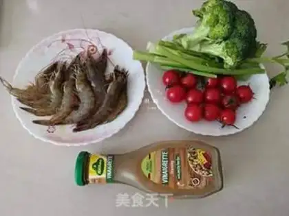 Make Shrimp vegetable salad step 0