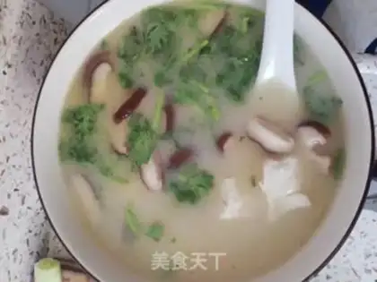 Make Squidfish mushroom tofu soup step 6