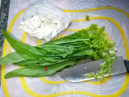 Make Wheat congee step 0