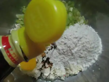 Make Celery tofu pie step 3