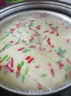 Make Rice steam cake step 17