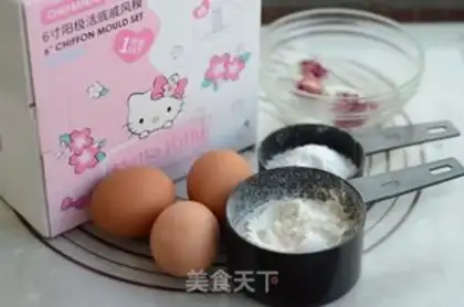 Make Six inches of rose waves of wind cake step 0
