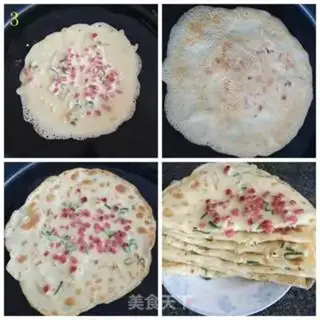 Make Breakfast eggcake step 2
