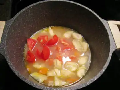 Make ♪ Blue radish potato soup ♪ step 4