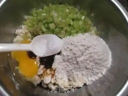 Make Celery tofu pie step 5