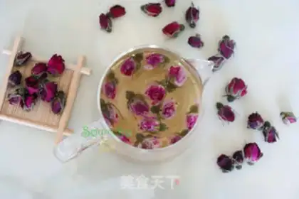 Make Rose crystal cake step 1