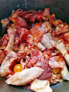 Make Powder chicken step 4