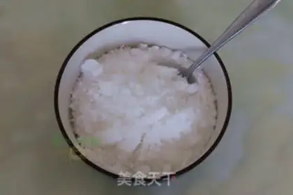 Make Rose crystal cake step 2