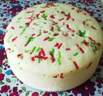 Make Rice steam cake step 25