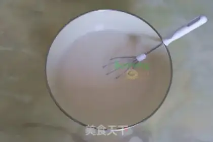 Make Rose crystal cake step 3