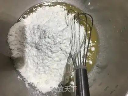 Make The egg yolk mooncake step 12