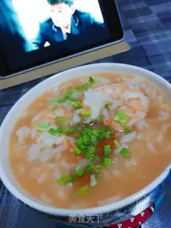 Make Seafood congee step 3