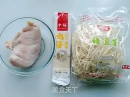 Make Hot chicken with cold noodles step 0
