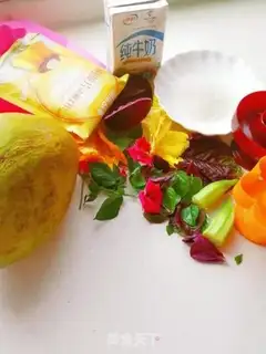 Make Mango flower cream step 0