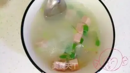 Make Ham melon soup step 4