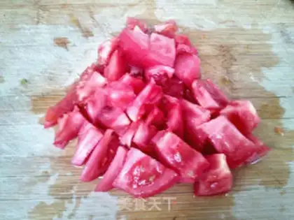 Make Tomato gravy egg noodles step 3