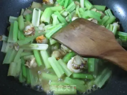 Make Scallops and celery step 7