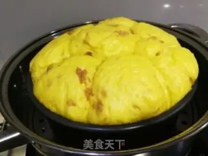 Make raisin steam bread step 10