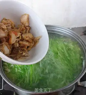 Make Scallop soup step 4