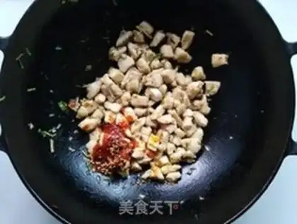 Make Hot chicken with cold noodles step 11