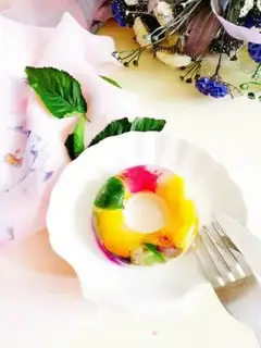 Make Mango flower cream step 13
