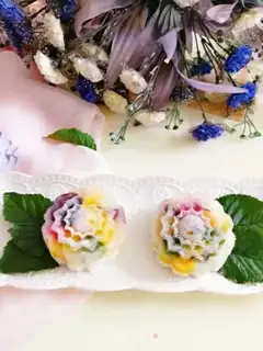 Make Mango flower cream step 14