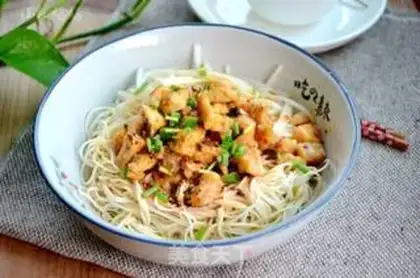 Make Hot chicken with cold noodles step 13
