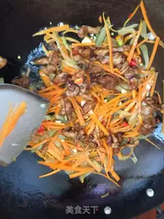 Make Squeeze carrots and gravy step 4
