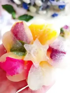 Make Mango flower cream step 17