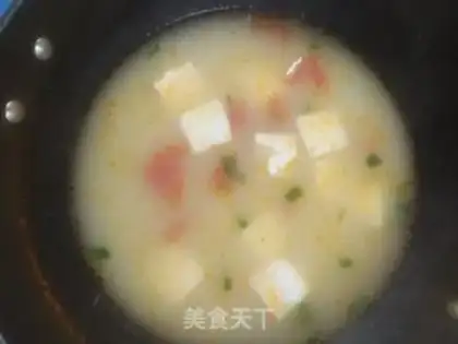 Make Tofu soup step 3