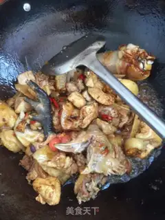 Make Red chicken step 3