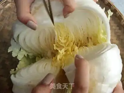 Make Korean pickles step 1