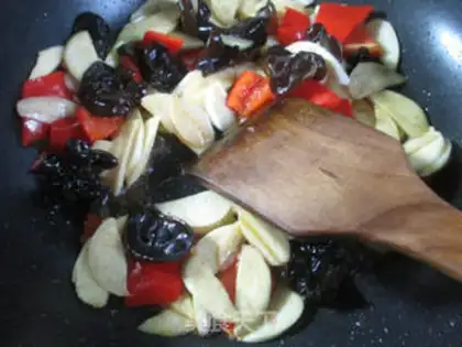 Make Black-mucked red pepper step 8