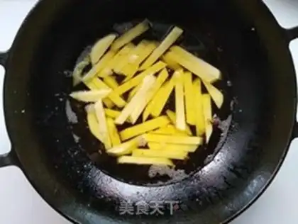 Make Weird fries step 2